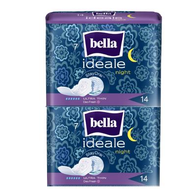 Bella Ideale Stay Drai Night Pads - Ultra Thin 14's - Sanitary Napkins