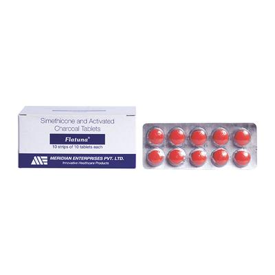 FLATUNA Tablet 10's - Ulcer/Reflux/Flatulence-GIT