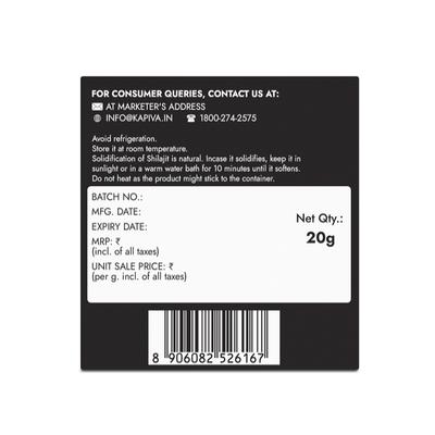 Kapiva Him Foods Shilajit Gold Resin 20 gm - Sexual Healthcare