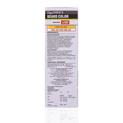 Bigen Men'S Beard Color - B103 Dark Brown 40 gm - Crème