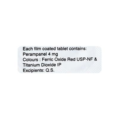 PERAMPA 4 Tablet 10's - Epilepsy/Convulsion-Ant