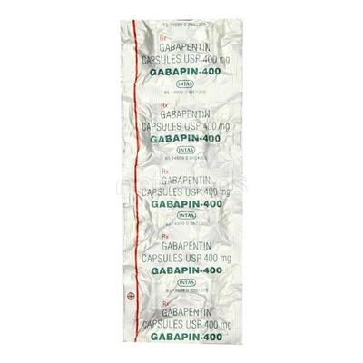 Gabapin 400mg Capsule 10'S - Epilepsy/Convulsion-Ant
