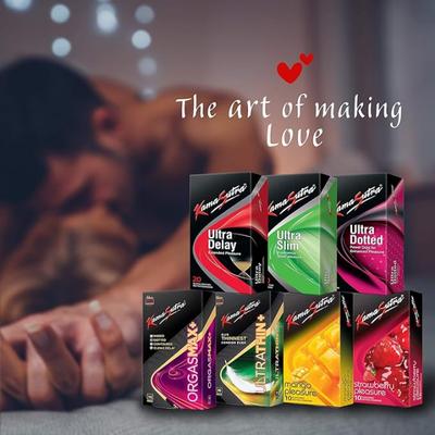 KAMA SUTRA DESIRE SERIES RIBBED CONDOMS 3'S (N) - Plain/Flavoured Condoms
