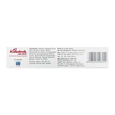 KIDODENT CAVITY SHIELD BUBBLE GUM FLAVOUR Tooth Paste 60g - Oral Care - P-Mou
