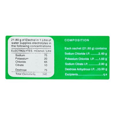 Electral Powder 21.80gm - Supplements-Ele