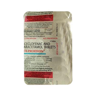 ACE PROXYVON Tablet 10's - Pain relief-Nsa
