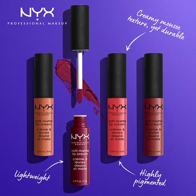 NYX Professional Makeup Soft Matte Lip Cream - Rome 8 ml - Liquid Lipsticks