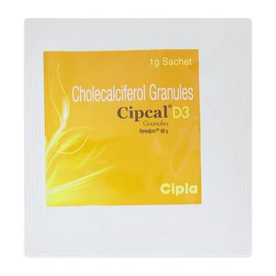 Cipcal D3 60000IU Granules 1gm - Supplements-Vit