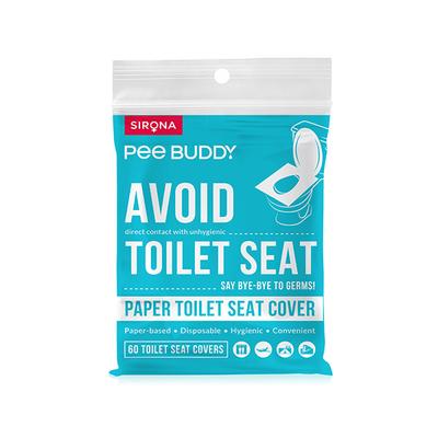 PeeBuddy Disposable Paper Toilet Seat Cover 60's - Toilet Seat Sanitizer
