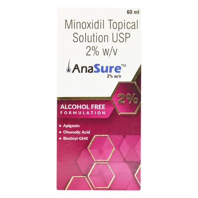ANASURE 2% Solution 60ml - Hair Loss-Oth