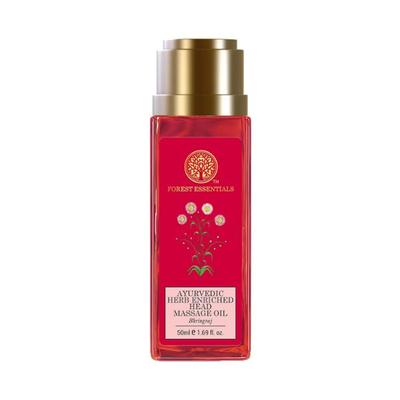 Forest Essentials Ayurvedic Herb Enriched Head Massage Oil Bhringraj Hair Oil for Unisex 50 ml - Hair Oils