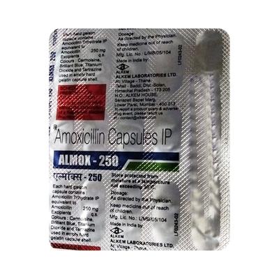 Almox 250mg Capsule 15'S - Bacterial Infections-Pen