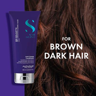 Alfaparf Milano Brunette Intense Anti-Orange Low Conditioner 200 ml - Conditioners