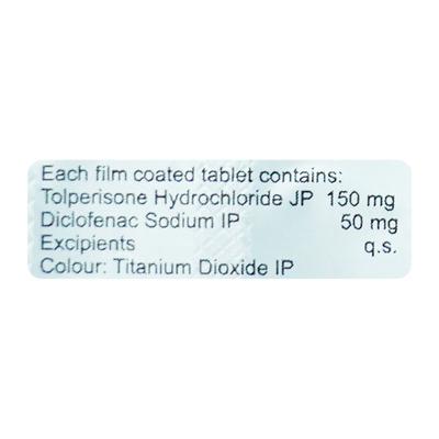 Tolifast D Tablet 10'S - Muscle Spasm-Mus