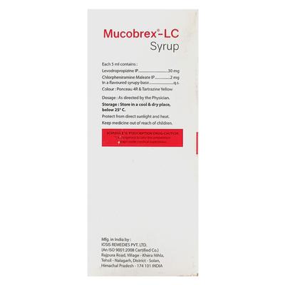 MUCOBREX LC Syrup 100ml - Cough And Cold-Cou