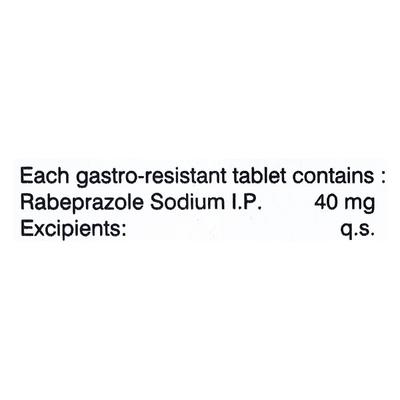 RABLET 40mg Tablet 15's - Ulcer/Reflux/Flatulence-Aaa