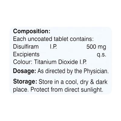Recopress 500mg Tablet 6'S - Alcohol Addiction