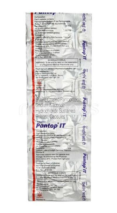 Pantop IT Capsule 10'S - Ulcer/Reflux/Flatulence-Aaa