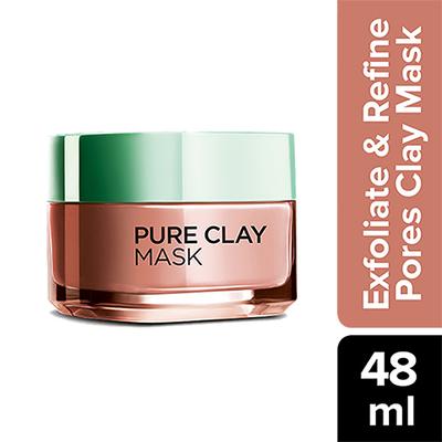 L'Oreal Paris Pure Clay Mask - Exfoliate and Refine Pores 1's - Face Packs