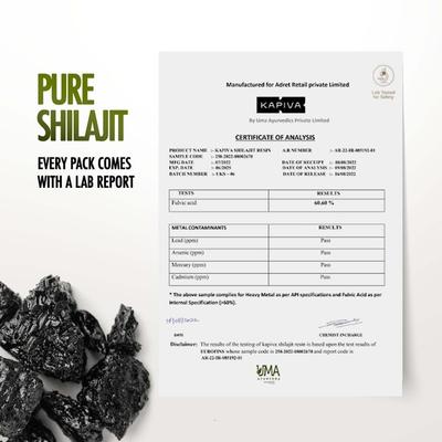 Kapiva Himalaya Shilajit Resin 10 gm - Other Supplements