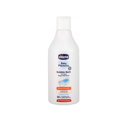 Chicco Baby Moments Bubble Bath With Peach Extracts 300 ml - Baby Body Wash
