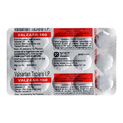 VALZAAR 160 Tablet 15's - Hypertension-Ang