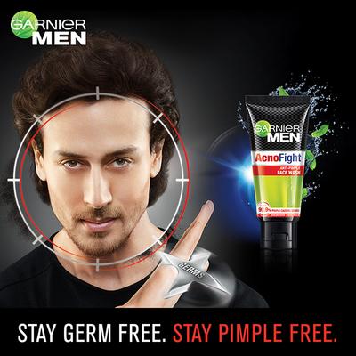 Garnier Men Acnofight Anti Pimple Face Wash 50 gm - Face Wash & Cleansers