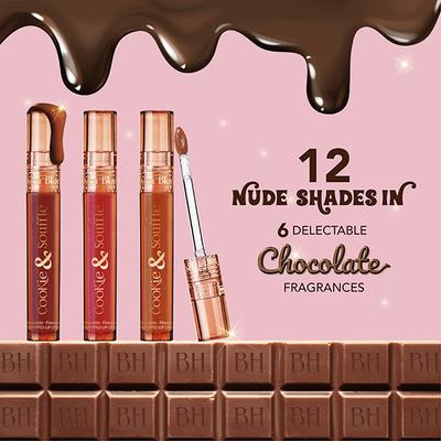 Blue Heaven Cookie & Souffle Chocolate-Flavored Airwhipped Lip Cream, Fudge Fantasy 3.2 ml - Liquid Lipsticks