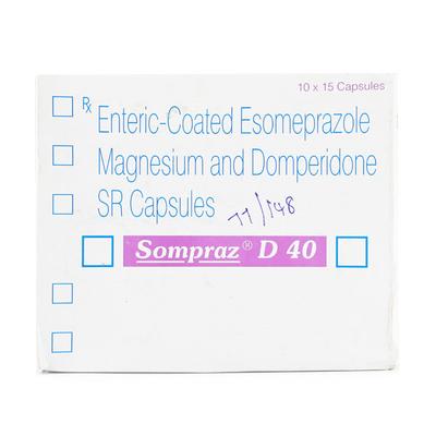 Sompraz D 40mg Capsule 15'S - Ulcer/Reflux/Flatulence-Aaa