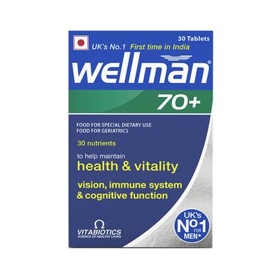 Wellman 70+ Multi-Vitamin Gluten Free Tablet 30's - Multi-Vitamins