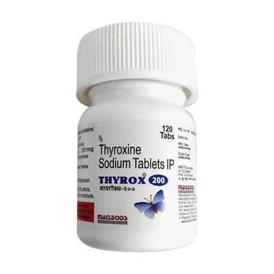 THYROX 200 Tablet 120's - Hypothyroidism