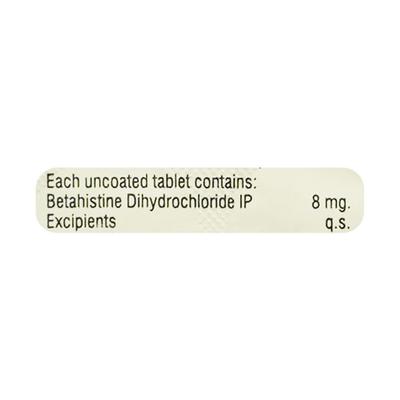 EQUIVERT 8mg Tablet 10's - Vertigo-Ant