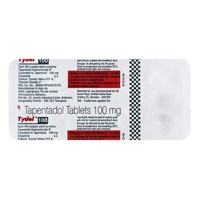 Tydol 100mg Tablet 10'S - Pain relief-Ana