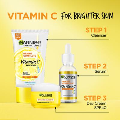 Garnier Bright Complete Vitamin C Face Serum 50 ml - Face Serum