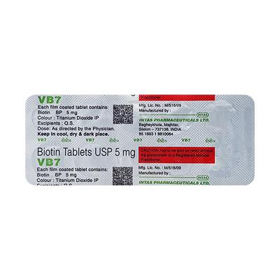 VB7 5mg Tablet 10'S - Supplements-Vbc