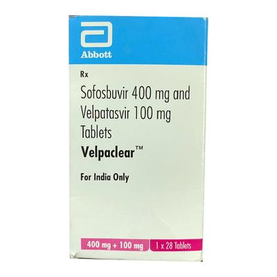 Velpaclear 400/100mg Tablet 28'S - Viral infections-Ant