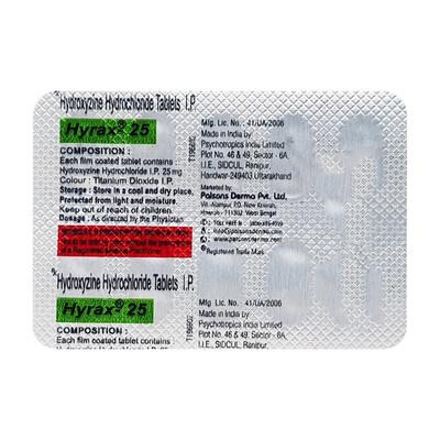 Hyrax 25mg Tablet 10'S - Anxiety-Anx