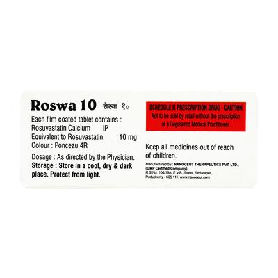 ROSWA 10 Tablet 10's - High Cholesterol-Dys