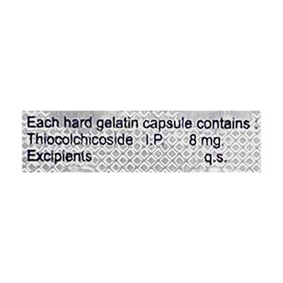 Myalside 8mg Capsule 10'S - Muscle Cramps/Spasticity-Mus