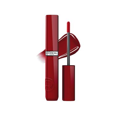 Loreal Paris Infallible Laque Resistance Lacquer-Like Shine, 16H Longwear, 520 Berry Bordeaux 4 ml - Liquid Lipsticks