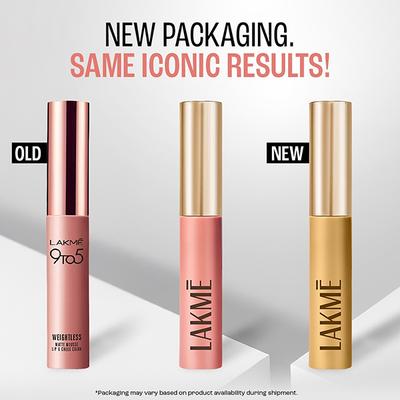 Lakme Double Duty Lip & Cheek Mousse Matte Lipstick & Soft Blush, Blush Velvet,9gm - Liquid Lipsticks