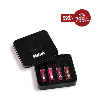 SUGAR Cosmetics Pink Paradise Mini Lipstick Set 01.01ml - Lipsticks