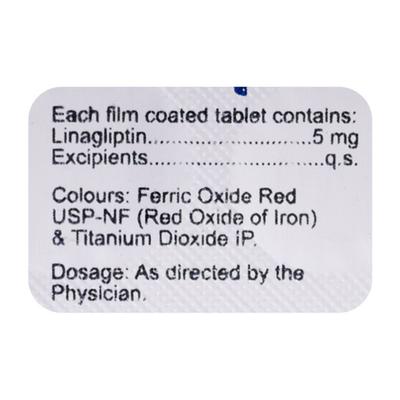 LINAPIL 5 Tablet 10's - Diabetes-Ant