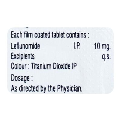 LEFUKON 10 Tablet 10's - Rheumatoid Arthritis-Dis