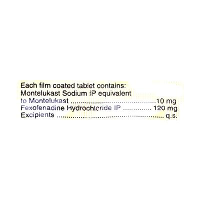 MONTAIR FX Tablet 15's - Allergies-Ant