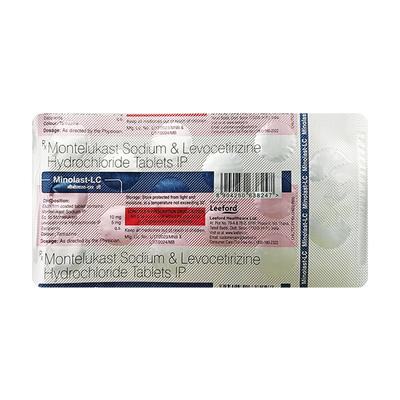 MINOLAST LC Tablet 15's - Allergies-Ant