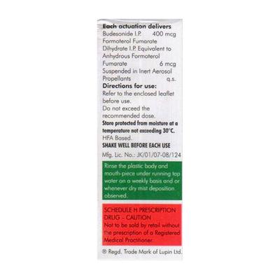 Budamate 400 with Dose Counter 120MD Transhaler 1's - Asthma/COPD-Ast