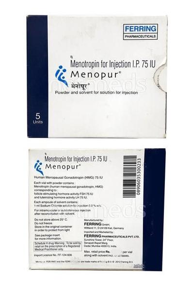 Menopur 75Iu Injection 1's - Hormonal Therapy-Tro