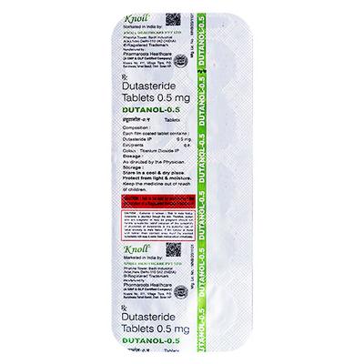 DUTANOL 0.5 Tablet 10's - Bladder And Prostate Disorders-Dru