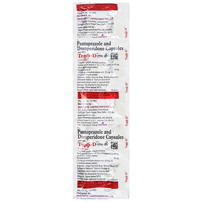Topp D Capsule 10'S - Ulcer/Reflux/Flatulence-Aaa